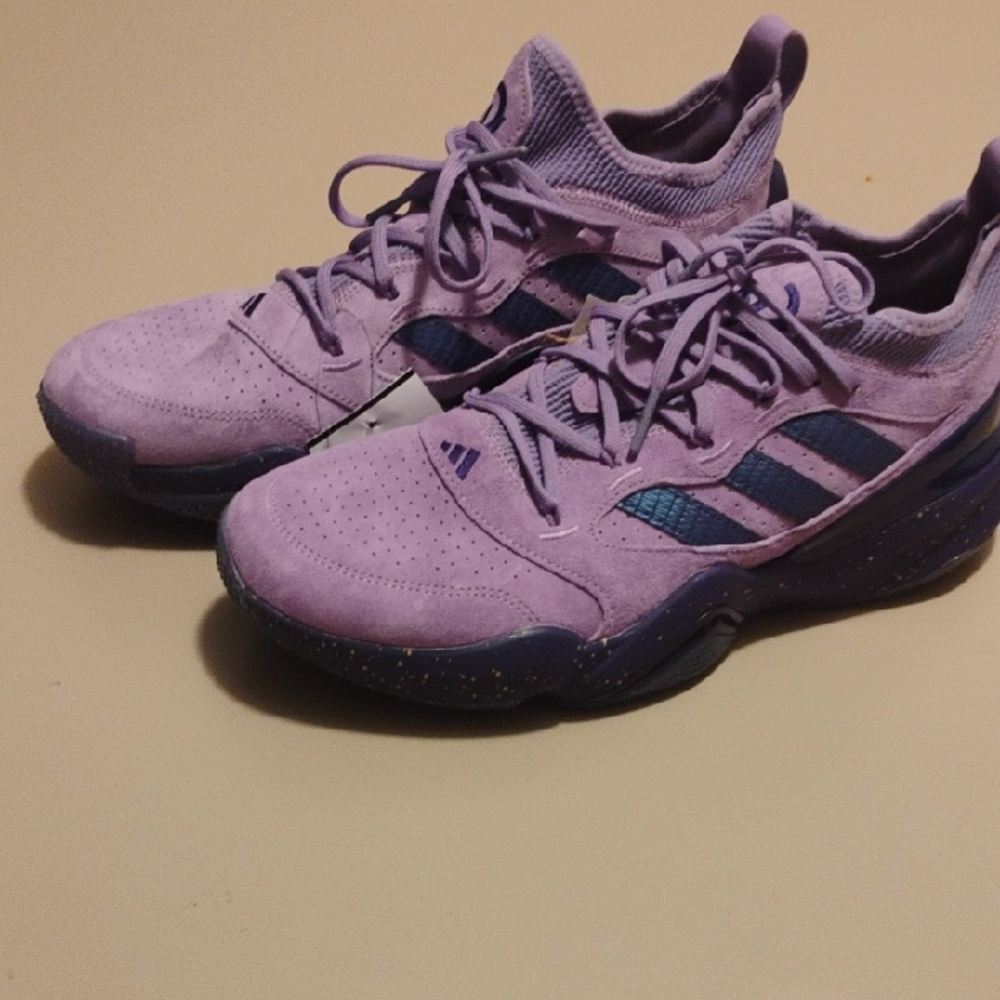 Adidas Patrick Mahomes 2 Impact Purple And Gold Size 12 Sneakers